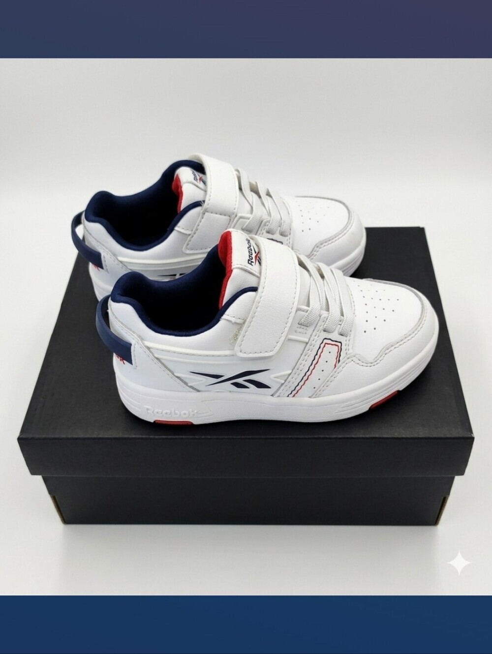 Reebok Sneakers Boys Toddler size 9K Velcro Closer